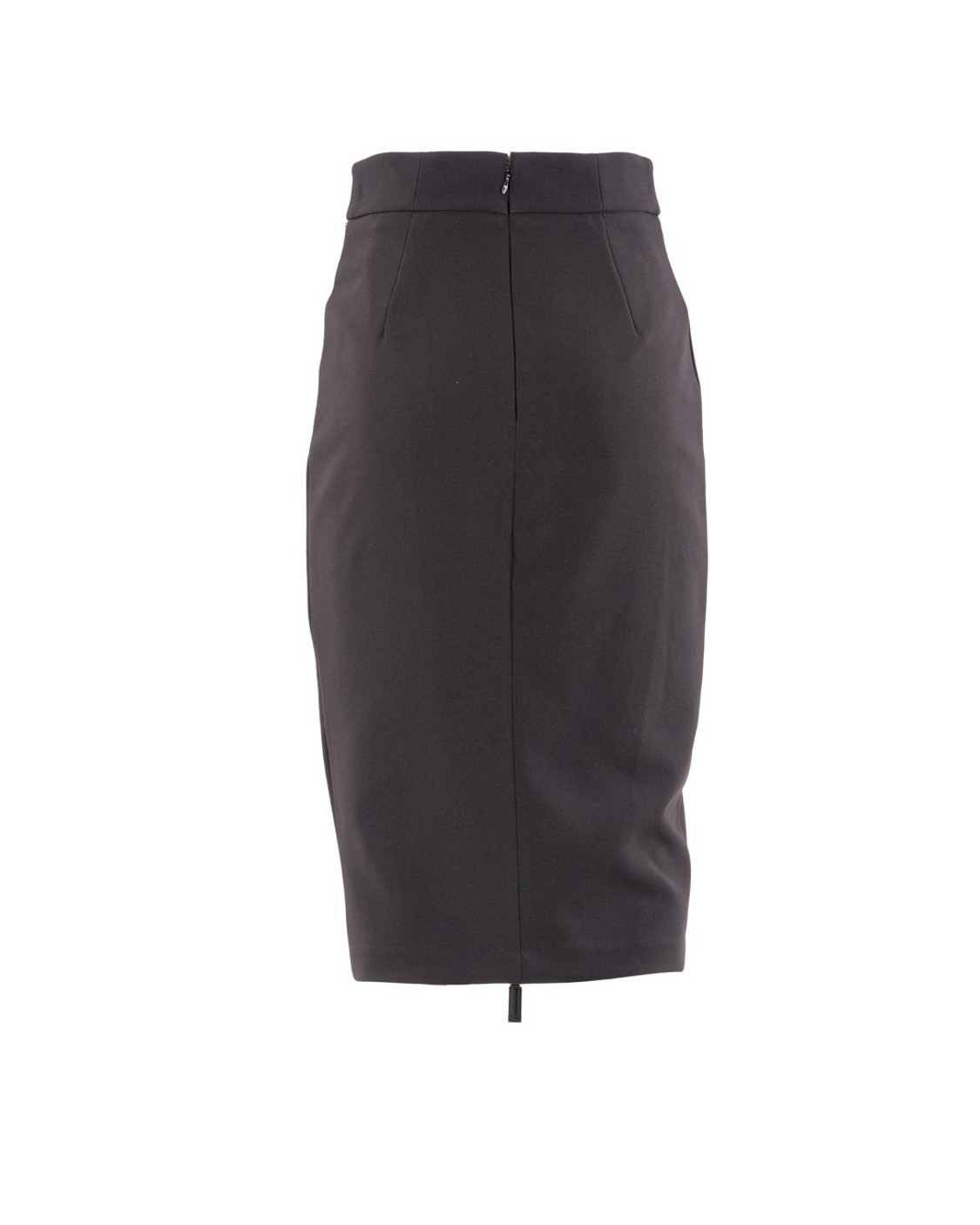 shop ELISABETTA FRANCHI  Gonna: Elisabetta Franchi gonna in crêpe leggero con zip.
Fodera in raso monogram.
Dettagli in materiale sintetico effetto pelle.
Zip con tirazip.
Chiusura con zip invisibile.
Vestibilità slim.
Composizione: 95%Poliestere 05%Elastane.
Made in Italy.. GO13456E2-110 number 6340924